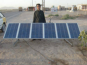 Provision and Installation of 300 Solar Home Systems for shopkeeper in Helmand Province in 2012