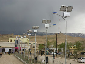 Solar Power LED Street Light for Ghor