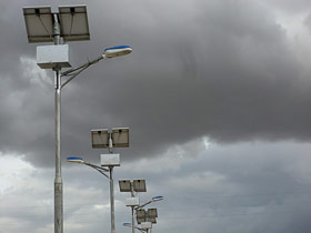 Solar Power LED Street Light for Ghor