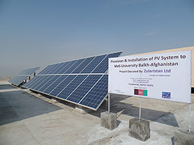 Mazar-i-Sharif University Photovoltaic System